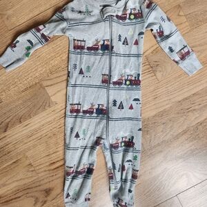 Hanna Anderson train pajamas